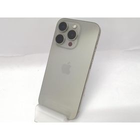 【中古】Apple docomo 【SIMフリー】 iPhone 15 Pro 128GB ナチュラルチタニウム MTU93J/A【川越クレアモール】保証期間１ヶ月【ランクA】