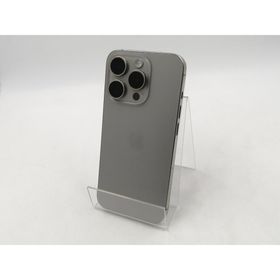 【中古】Apple 国内版 【SIMフリー】 iPhone 15 Pro 128GB ナチュラルチタニウム MTU93J/A【津田沼】保証期間１ヶ月【ランクA】