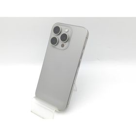 【中古】Apple 国内版 【SIMフリー】 iPhone 15 Pro 128GB ナチュラルチタニウム MTU93J/A【中野】保証期間１ヶ月【ランクB】