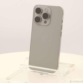 〔中古〕Apple(アップル) iPhone15 Pro 128GB ナチュラルチタニウム MTU93J／A SIMフリー〔368-ud〕