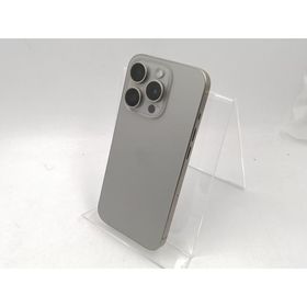 【中古】Apple 国内版 【SIMフリー】 iPhone 15 Pro 128GB ナチュラルチタニウム MTU93J/A【千葉】保証期間１ヶ月【ランクA】