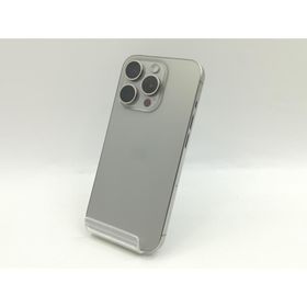 【中古】Apple 国内版 【SIMフリー】 iPhone 15 Pro 128GB ナチュラルチタニウム MTU93J/A【福岡筑紫】保証期間１ヶ月【ランクA】