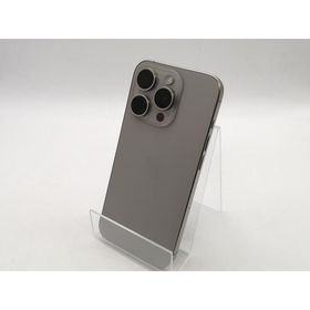 【中古】Apple 国内版 【SIMフリー】 iPhone 15 Pro 128GB ナチュラルチタニウム MTU93J/A【アリオ倉敷】保証期間１ヶ月【ランクA】