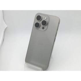 【中古】Apple 国内版 【SIMフリー】 iPhone 15 Pro 128GB ナチュラルチタニウム MTU93J/A【新橋烏森通り】保証期間１ヶ月【ランクA】
