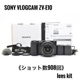 ソニー SONY VLOGCAM ZV-E10パワーズームレンズキット ショット数908回