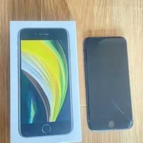 Apple iPhone SE2 ブラック 本体 【箱付き、説明証、シール付き】