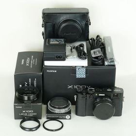 [良品 | シャッター数8,300回｜別売り付属品多数付] FUJIFILM X100V ブラック | コンパクトデジタルカメラ