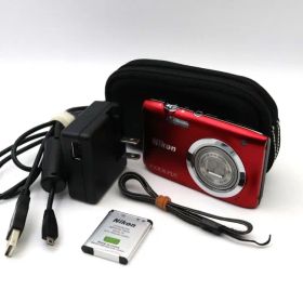 ☆良品【NIKON】COOLPIX A100 レッド クールピクス ニコン