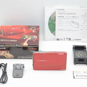 美品 FUJIFILM フジフィルム FinePix Z900EXR コンパクトデジタルカメラ レッド 元箱付 250902f