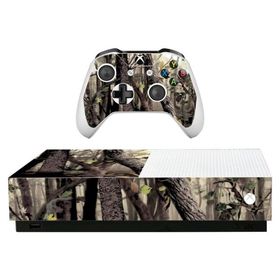 MightySkins Microsoft Xbox One S All-Digital Edition 用ビニールスキン「Tree Camo」保護デカールラップ 着脱簡単