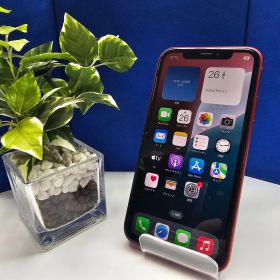 E2132 iPhoneXR 64GB RED SIMフリー ガラスコーティング施工済み