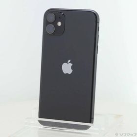 〔中古〕Apple(アップル) iPhone11 128GB ブラック MWM02J／A SIMフリー〔352-ud〕