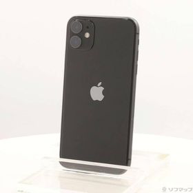 〔中古〕Apple(アップル) iPhone11 128GB ブラック MHDH3J／A SIMフリー〔297-ud〕