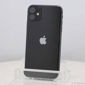 〔中古〕Apple(アップル) iPhone11 128GB ブラック MWM02J／A SIMフリー〔258-ud〕