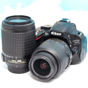 Nikon D5100⭐️スマホに転送♪⭐️届いてすぐ使える！⭐️ダブルレンズ