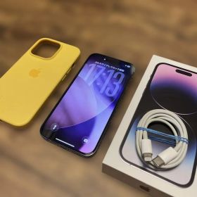 ⭐️美品訳あり品⭐️iPhone 14pro ディープパープル 128GB