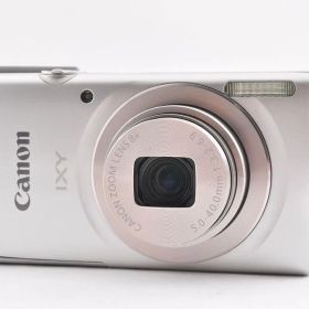 【2ヶ月保証付き】Canon IXY 180 シルバー コンパクトデジタルカメラ 光学8倍ズーム コンデジ デジカメ キャノン 動作品 #1536