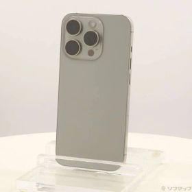 ソフマップ 〔中古品〕 iPhone15 Pro 128GB ナチュラルチタニウム MTU93J／A SIMフリー【352】