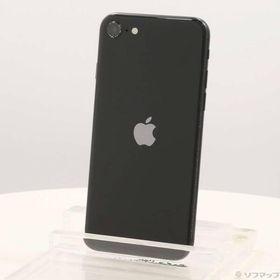 〔中古〕Apple(アップル) iPhone SE 第2世代 64GB ブラック MX9R2J／A SIMフリー〔198-ud〕