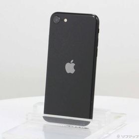 〔中古〕Apple(アップル) iPhone SE 第2世代 64GB ブラック MX9R2J／A SIMフリー〔377-ud〕