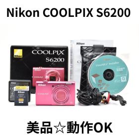 【極美品】Nikon COOLPIX S6200 チェリーピンク 新品級☆