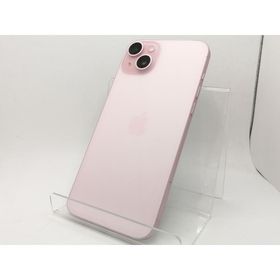 【中古】Apple docomo 【SIMフリー】 iPhone 15 Plus 128GB ピンク MU093J/A【川崎駅前】保証期間１ヶ月【ランクB】