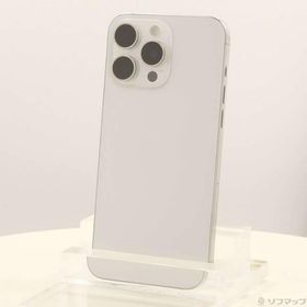 〔中古〕Apple(アップル) iPhone15 Pro Max 1TB ホワイトチタニウム MU703J／A SIMフリー〔276-ud〕
