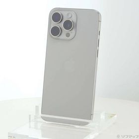 〔中古〕Apple(アップル) iPhone15 Pro Max 1TB ナチュラルチタニウム MU713J／A SIMフリー〔198-ud〕