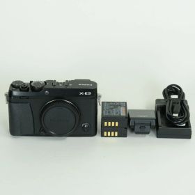 [美品 | シャッター数1,200回｜バッテリー2個付] FUJIFILM X-E3 [ボディ ブラック] | FUJIFILM Xマウント