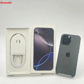 【中古】iPhone16 Pro Max 256GB ブラックチタニウム MYWG3J/A AU版SIMフリ
