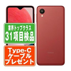 SCG18 Galaxy A23 5G レッド SIMフリー au 中古 スマホ 本体 良品 7日間返品OK あすつく scg18rd7mtm