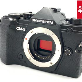 【中古】 【美品】 OM SYSTEM OM-5 ボディ ブラック 【ミラーレス一眼】 【6ヶ月保証】
