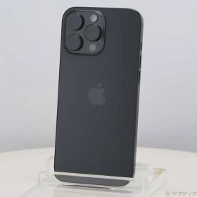 ソフマップ 〔中古品〕 iPhone16 Pro Max 256GB ブラックチタニウム FYWG3J／A SIMフリー【262】