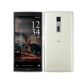 (中古未使用品)〈SIMフリー〉KYOCERA URBANO V04 64GB プラチナシルバー KYV45【安心保証90日/赤ロム永久保証】URBANOV04 本体 Android アンドロイド スマホ