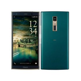 (中古未使用品)〈SIMフリー〉KYOCERA URBANO V04 64GB ノーブルグリーン KYV45【安心保証90日/赤ロム永久保証】URBANOV04 本体 Android アンドロイド スマホ