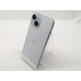 【中古】Apple docomo 【SIMフリー】 iPhone 15 128GB ブルー MTML3J/A【宇田川】保証期間１ヶ月【ランクC】