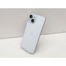 【中古】Apple 楽天モバイル 【SIMフリー】 iPhone 15 128GB ブルー MTML3J/A【仙台イービーンズ】保証期間１ヶ月【ランクB】