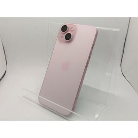 【中古】Apple docomo 【SIMフリー】 iPhone 15 128GB ピンク MTMJ3J/A【川崎駅前】保証期間１ヶ月【ランクB】