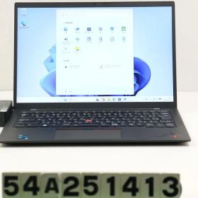Lenovo ThinkPad X1 Carbon 9th Gen Core i5 1135G7 2.4GHz/8GB/256GB(SSD)/14W/WUXGA(1920x1200)/Win11 【54A251413】