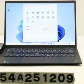 Lenovo ThinkPad X1 Carbon 9th Gen Core i5 1135G7 2.4GHz/8GB/256GB(SSD)/14W/WUXGA(1920x1200)/Win11 【54A251209】