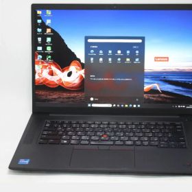 ゲーミングPC 中古 2K対応 16インチ Lenovo ThinkPad P1 Gen4 Windows11 8コア 卓越性能 第11世代Core i7-11800H 32GB 爆速NVMe式512GB-SSD NVIDIA RTX A2000 カメラ 無線Wi-Fi6 Office付き Win11【中古PC】送料無料 あす楽対応 即日発送（Windows10も対応可能 Win10）