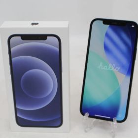 649)【美品】Apple iPhone12 ブラック 64GB SIMフリー 最大容量80％ MGHN3J/A