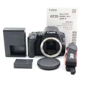 ■シャッター数6000枚！新品同様■ Canon EOS Kiss X10 ボディ ブラック デジタル一眼レフカメラ キヤノン