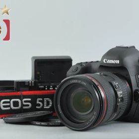 【中古】Canon キヤノン EOS 5D Mark III EF 24-105 L IS USM レンズキット シャッター回数僅少