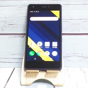 au Qua phone QZ 京セラ KYV44 インディゴ 本体 白ロム SIMロック解除済み SIMフリー B326042