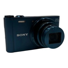 ■SONY DSC-WX300 コンパクトデジタルカメラ 20倍ズーム Cyber-shot ブルー 動作確認済み2529882,2529882