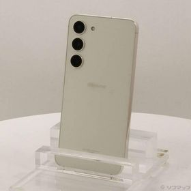 〔中古〕SAMSUNG(サムスン) Galaxy S23 256GB クリーム SC-51D docomo SIMフリー〔269-ud〕