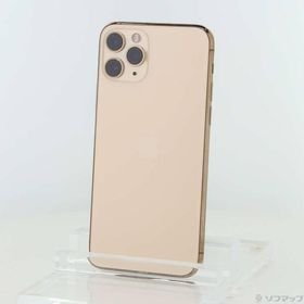 〔中古〕Apple(アップル) iPhone11 Pro 256GB ゴールド MWC92J／A SIMフリー〔377-ud〕