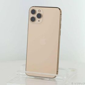 〔中古〕Apple(アップル) iPhone11 Pro 64GB ゴールド MWC52J／A SIMフリー〔377-ud〕