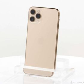 〔中古〕Apple(アップル) iPhone11 Pro 64GB ゴールド MWC52J／A SIMフリー〔262-ud〕